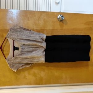 Size 8 Pink and Black Part Dress